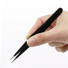 정전기 방지 하바리움 네일아트 프라모델 정전기집게 핀셋 세트, 본상품