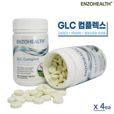 락토페린 산양유 초유 GLC 컴플렉스 300 츄어블정 뉴질랜드 면역 단백질 프로틴 보충제, 4통, 4개, 300정