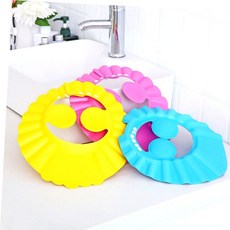 목욕필수품 귀막이 삼푸캡, 핑크