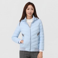 엘르골프 엘르골프 여성 시보리 퀼팅 다운 점퍼_6G82012