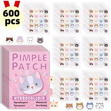 캐릭터여드름패치 귀여운트러블패치 600pcs, 1개