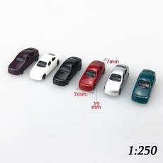 미니어처 자동차 모델 키트 모래 테이블 풍경 차량 제작 재료, 1개, 1. 250scale 100pcs