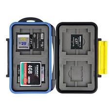 又敗家@JJC 適各四張SD/MSPD/XD/CF記憶卡收納盒MC-3(共十六張記憶卡 防潑水抗撞)CF記憶卡盒MSP, 1個