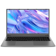 노트북 15.6인치 화면 대형 프로세서J4105 8GB RAM 128GB SSD 사무용 WIN11 home, 회색, ESDYS1031