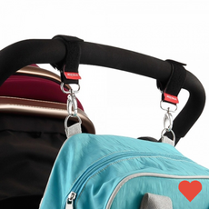 유모차용품 가방걸이 고리 홀더 2 개입 360도회전 수납