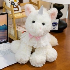 유니콘인형 부드러운 귀여운 말띠 애착 수면 말인형 선물, 34cm