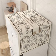 해피패브릭스 전자제품 먼지커버 덮개 냉장고위 덮개 신발장 세탁기 커버, B