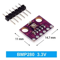 BMP280 3.3/5V I2C SP 디지털 기압 고도 센서 Arduino 용 고정밀 모듈 교체, 01 BMP280 3.3V