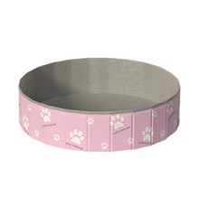 圓形折疊澡盆泳池 狗便盆 寵物洗澡盆 犬貓清潔用品 寵物澡盆 狗狗洗澡盆 貓咪洗澡盆 寵物清潔 洗澡用品 小型犬澡盆 寵物用品 狗狗用品 排泄用品 狗狗便盆 犬用便盆 寵物便盆 毛孩便盆 狗狗澡盆, 1個, 粉色貓爪,80*30