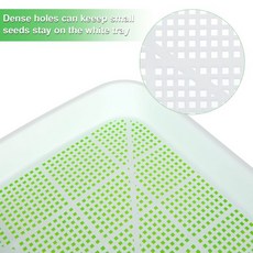 가정용 새싹 플라스틱 심기 냄비 노란 콩나물 녹두 무토양 재배 모종, 01 Green