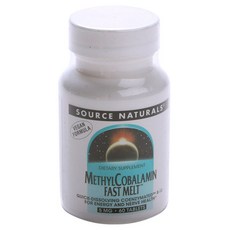 SOURCE NATURALS 甲鈷胺速溶錠 5mg, 60顆, 1個