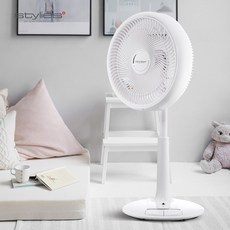 [저소음] 발터치 리모컨 스탠드 선풍기 3단풍속 회전 가정용 SSF-3805R