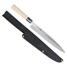 일본 일천도 사시미 (나무 손잡이) + 사시미 칼집, 사시미 (우수용)+칼집세트, 1개