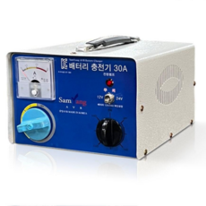 삼양에이브이알 차량용 배터리 충전기 12V 24V겸용 30A SY-30A, 1개