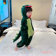 聖誕節兒童睡衣 兒童表演服 動物卡通睡衣 恐龍睡衣 萬聖節交換禮物 - 台灣現貨