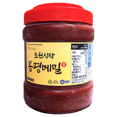 봉평메밀가 막국수 냉면 양념장 / 2kg 40인분 / 업소용 전문점용 비빔장 다대기 비빔막국수, 1개