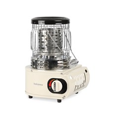 日本 KOKOMO 卡式瓦斯取暖爐 KO-GH2333 輕巧便攜，快速升溫，多重安全保護, 沙漠灰