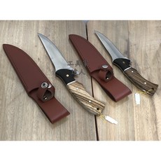 工具家達人 斑馬木柄獵刀 登山刀 露營刀 狩獵刀 野外求生刀, 1個, 斑馬木柄獵刀(小)原產利度