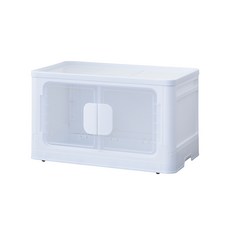 dayneeds 喬蒂雙門折疊收納箱，透明收納箱，可折疊收納箱，居家收納好幫手, 【dayneeds】喬蒂雙門折疊收納箱 三款可選, 3件