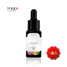 活力充沛複方精油 正能量-清醒-呼吸道-脈輪精油, 1個, 10ml