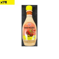 사우전드아일랜드드레싱 식자재 사우전드아일랜드드레싱 500g x1개, 1