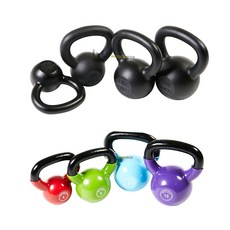 베스코 블랙 컬러 강철 케틀벨 바론라이프, 7kg, 1개