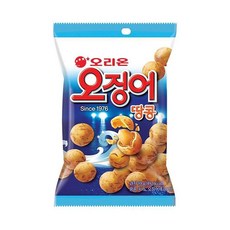 오리온 오징어땅콩 과자 스낵, 8개, 98g