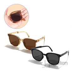 더휴즈 접이식 선글라스 뿔테 가성비