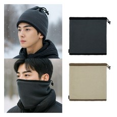 비티알 공용 겨울 보아털 배색 보온 골프 넥워머 BSC340FA6U, CHARCOAL, FREE, CHARCOAL, 1개