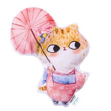 日初 Sunrise 可蒂毛毛 拉查花聯名 3MIX貓草包 貓玩具 含貓草 木天蓼, 1個, 櫻花凹