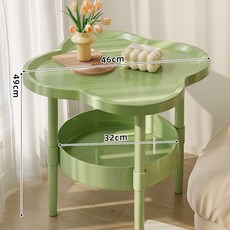 침대 협탁 침실 거실 사이드 테이블 수납장 쇼파, 그린