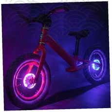 자전거 바퀴 LED 안전등 야간 라이딩 휠 장착형 컬러 조명 야외 사이클 안전, 1개, 휠라이트(성인용)