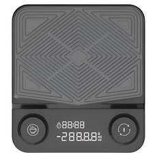 高精度電子秤可計時充電咖啡秤內置蜂鳴器0.1g精準克秤小型烘焙秤, 1個, 大按鍵咖啡秤【黑色】3kg/0.1g觸摸