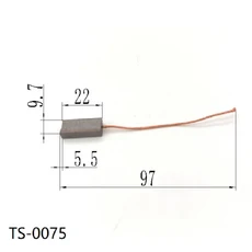 호환 4개의 Ts-0074-Ts-0085는 발레오 보쉬 덴소 폭스바겐 토요타 차량 발전기 카본 브러쉬 혼다 차량 발전, 07 5.5X9.7X22 Ts-0075