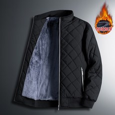 新款男羽絨棉衣外套保暖防風時尚棉衣爸爸裝爺爺裝立領中老年棉衣