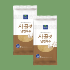 면사랑 사골맛 냉면육수 벌크 냉동, 2개