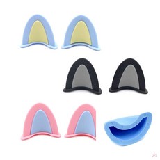 헬멧장식 고양이 귀한 쌍 스쿠터헬멧, 블루