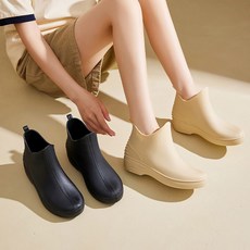 레인부츠 PVC 숏부츠