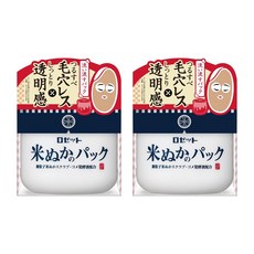 로제트 에도 코메 쌀겨 페이스 팩 150g 2개 보습 건성피부 각질케어 일본, 1개입
