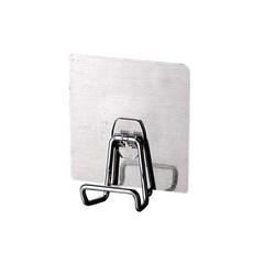 魔力貼免打孔砧板掛勾, 銀, 1個