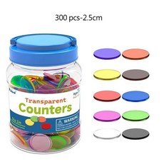 몬테소리 감각 장난감 라이트 테이블 조기 교구 아트 작업 무지개 빛 컵 교육 유아 프로젝션 투명 그림자, TTF01063L