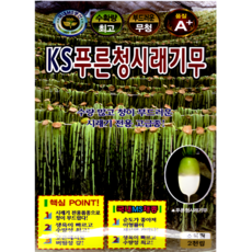 KS종묘 KS푸른청시래기무 시래기용 다수확 부드러운 청잎무 2000립, 1개