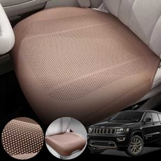 지프 그랜드체로키 5.7 차량용 럭셔리 가죽 방석 통풍 시트 커버 로열 브라운 1개