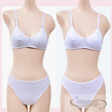 모나카러버 매쉬도트 주니어 2단계 A컵 브라팬티세트 청소년브라