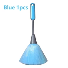 마이크로 화이버 청소 먼지 제거 브러시 다목적 정전기 컴퓨터 키보드 자동차 도구, 04 Blue