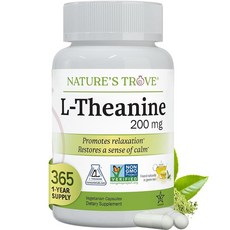 Nature's Trove L 테아닌 200mg 365정, Nature's Trove L 테아닌 200mg 365, 1개