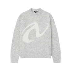 브랜드정품 널디 NDY 핀휠 크루넥 스웨터 멜란지그레이 233395