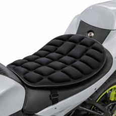 픽센트 체중분산 진동흡수 오토바이 방석, 1개, 블랙