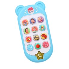 15개월 불빛버튼 21곡 한글 영어동요 핸드폰 어린이장난감 유치원, 1개, 베베핀