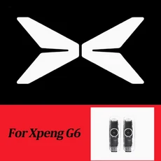 Xpeng G6 G9 2023 2 Pcs LED 자동차 도어 엠블럼 라이트 환영 램프 무선 프로젝터 액세서리, 01 따뜻한 흰색, 01 4500천, 01 0.5W(와트)